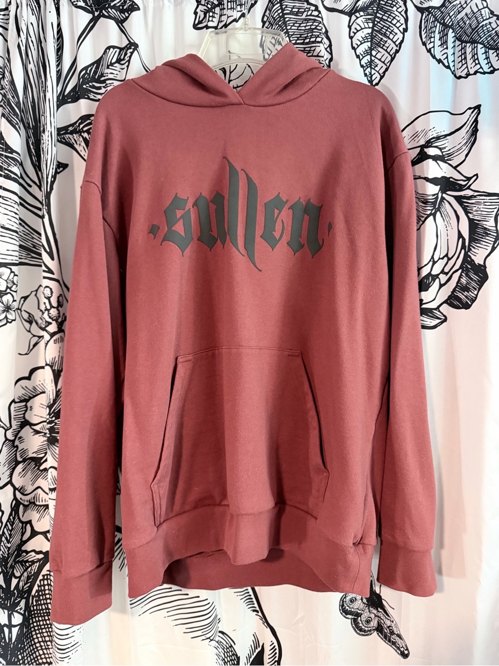 Sullen Women's Hooded Sweatshirt in Dusty Rose